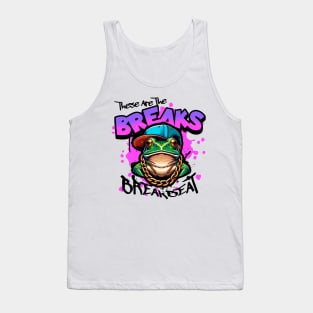 BREAKBEAT  - These Are The Breaks Frog (black/pink) Tank Top